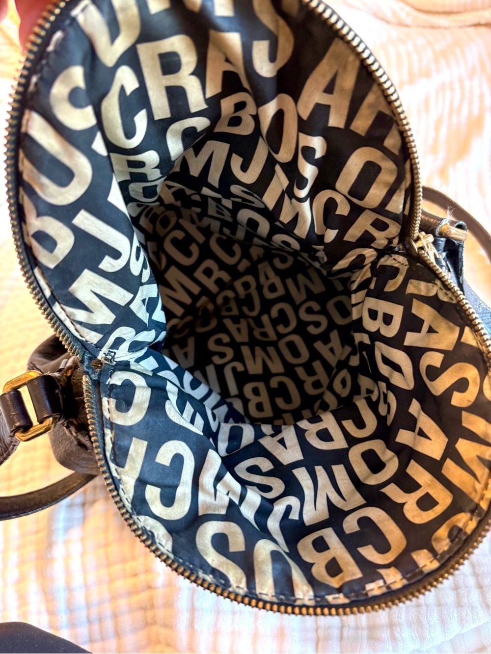 Marc by Marc Jacobs Classic Q Natasha Black Leather Crossbody